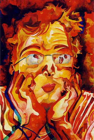 David, 54x75 cm, acrylique sur toile, 2003