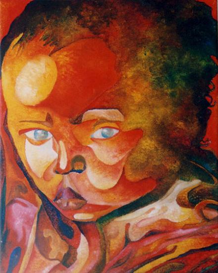 Bébé, acrylique sur toile, 2003