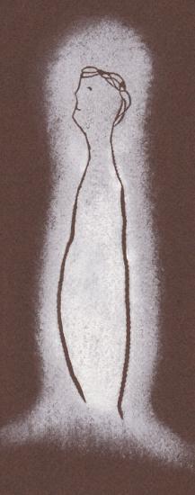 Sérénite, 10x25,5 cm, encre sur papier, 2010