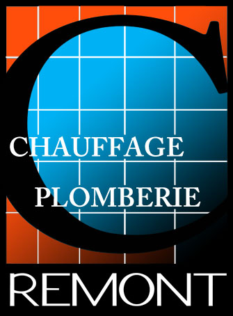 Logo chauffage-plomberie bleu-orange
